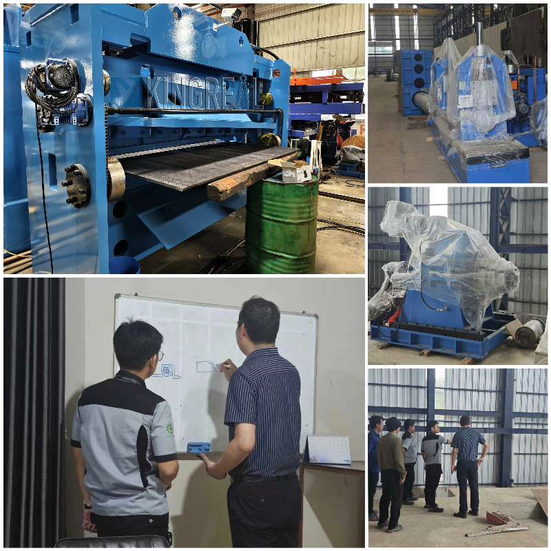 Stroj na řezání oceli na délku v Indonésii