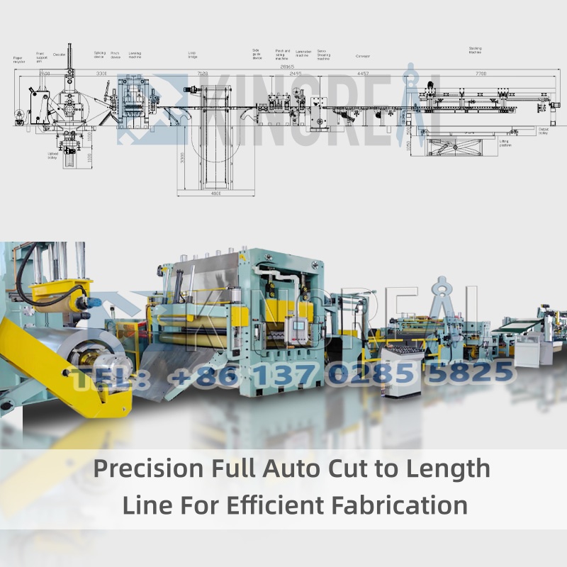 Přesné plně automatické řezání na délku pro efektivní výrobu