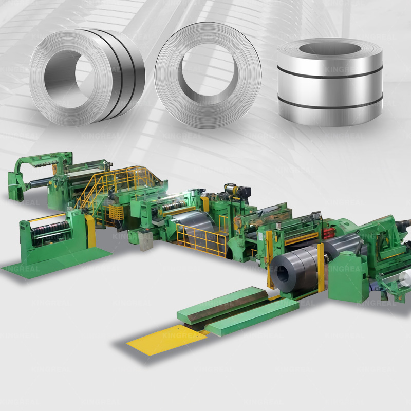 Podélná řezná čára cívky