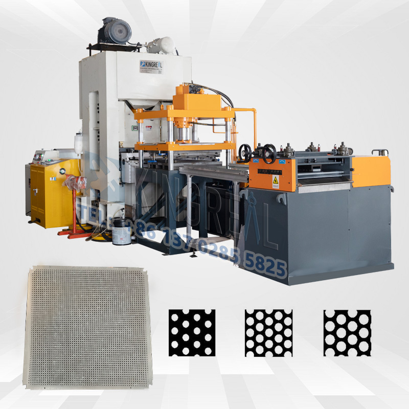 Plně automatická linka na výrobu perforovaného kovu