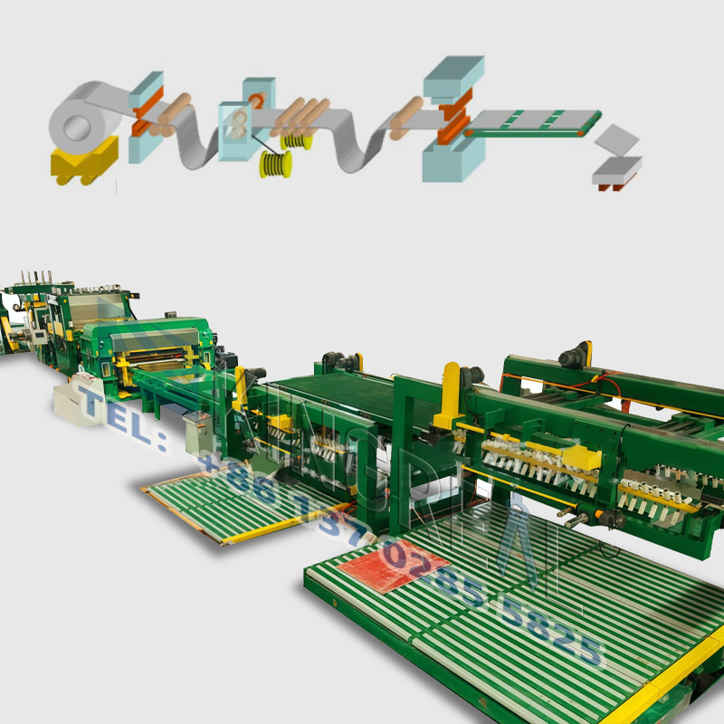 Výrobní linka s vysokou přesností řezu na délku