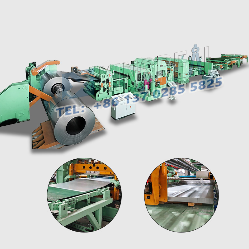 Střední měřidlo řezané na délku stroje