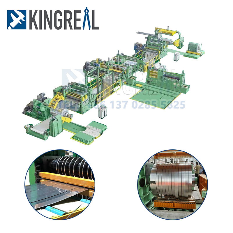 Stroj na řezání kovových cívek