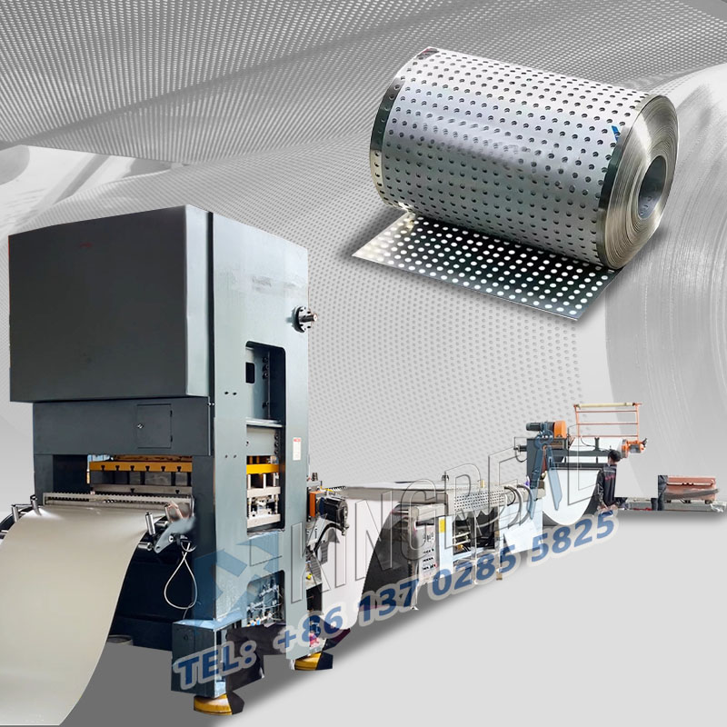 Perforace a převíjení plechu