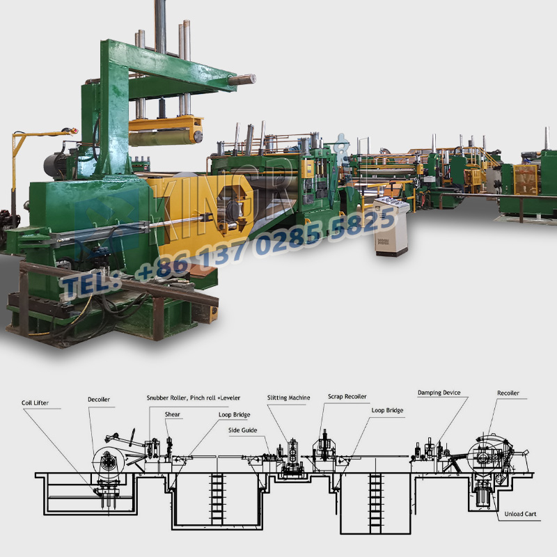 Stroj na řezání cívek z nerezové oceli